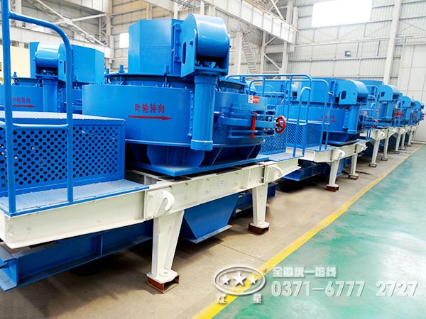 河卵石制砂機廠家車間一角 河卵石制砂機廠家車間一角