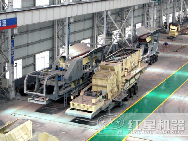 移動(dòng)破碎站生產(chǎn)車(chē)間 移動(dòng)破碎站生產(chǎn)車(chē)間