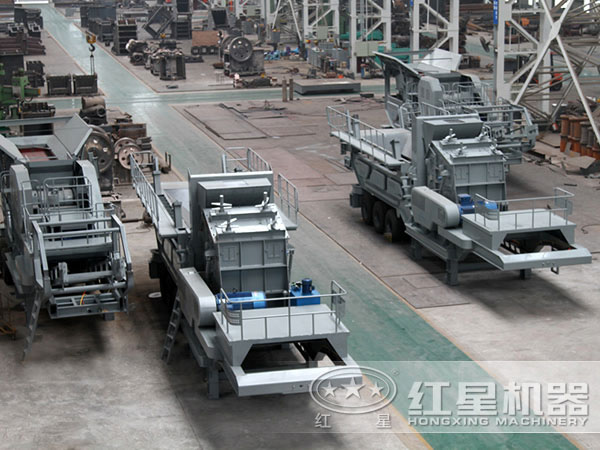 移動式制砂機生產車間 移動式制砂機生產車間