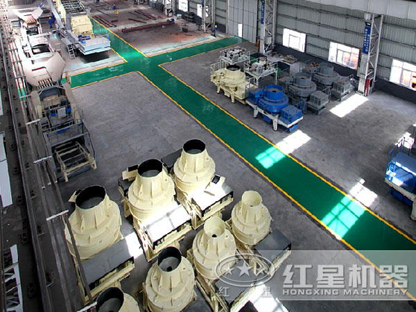 制砂機(jī)生產(chǎn)車間 制砂機(jī)生產(chǎn)車間