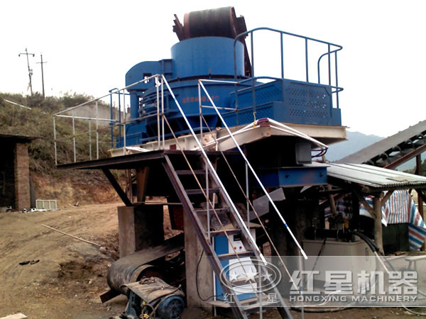 制砂機(jī)投產(chǎn)現(xiàn)場 制砂機(jī)投產(chǎn)現(xiàn)場