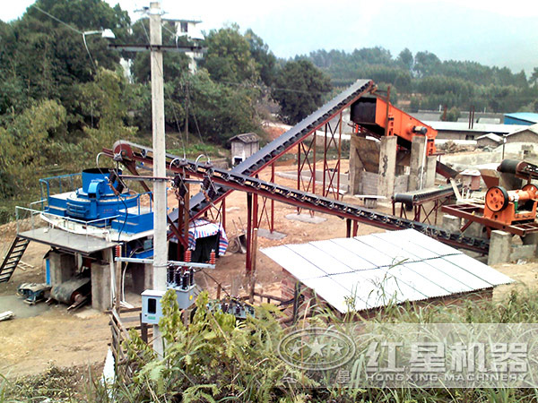 礦用制砂機(jī)生產(chǎn)線現(xiàn)場 礦用制砂機(jī)生產(chǎn)線現(xiàn)場