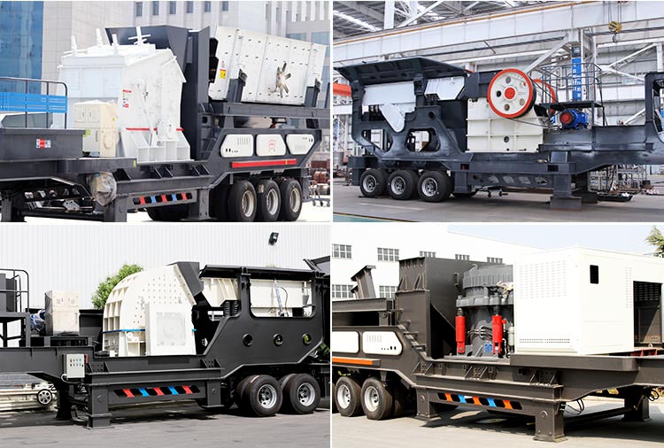 不同配置的移動磕石機(jī) 不同配置的移動磕石機(jī)