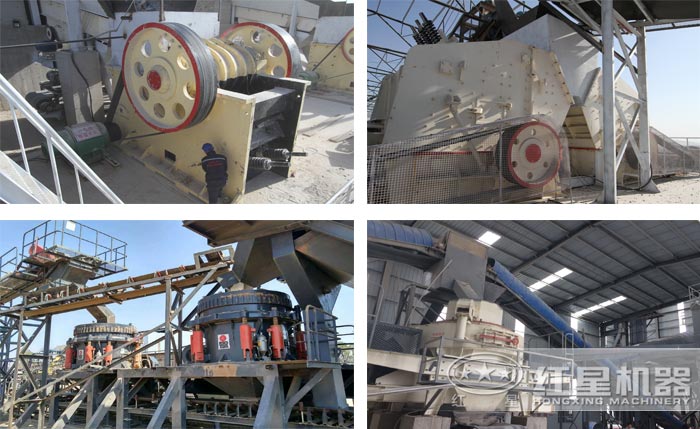 不同型號的大型石子破碎機工作現(xiàn)場 不同型號的大型石子破碎機工作現(xiàn)場