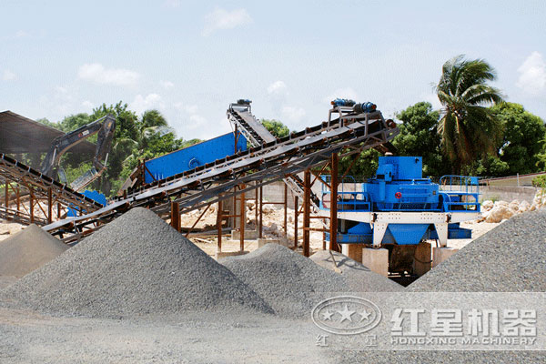 制砂生產(chǎn)線投產(chǎn)現(xiàn)場(chǎng) 制砂生產(chǎn)線投產(chǎn)現(xiàn)場(chǎng)