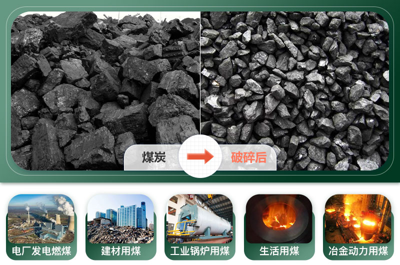煤炭破碎后應(yīng)用領(lǐng)域 煤炭破碎后應(yīng)用領(lǐng)域