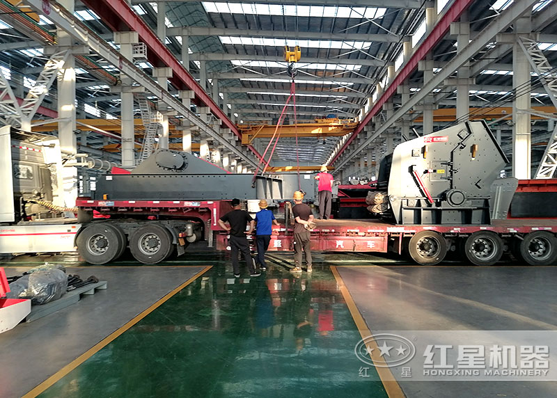 碎石制砂機(jī)生產(chǎn)車(chē)間發(fā)貨 碎石制砂機(jī)生產(chǎn)車(chē)間發(fā)貨