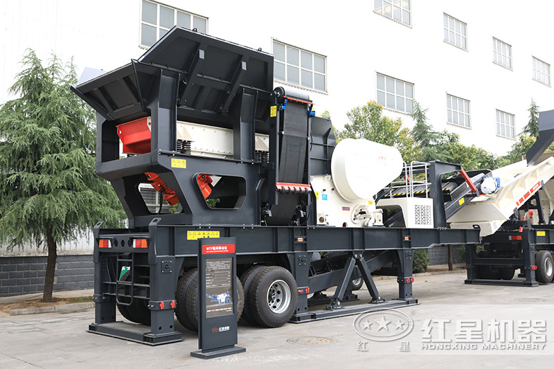 一小時產(chǎn)500噸石子的移動碎石機價格是多少，有沒有現(xiàn)場視頻